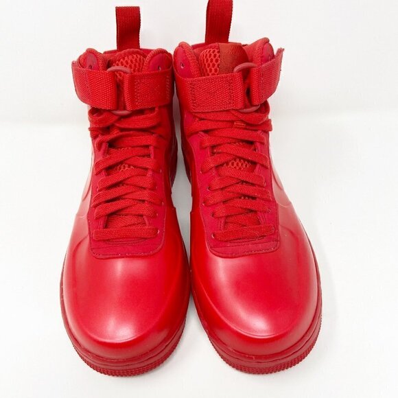 NIKE | Air Force 1 Foamposite Cup University Red High Tops Women's 7.5 - Picture 3 of 16